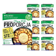Proporcja - 7x Kurczak w sosie myśliwskim z kaszą bulgur i warzywami 300g