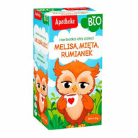 Apotheke - Herbatka dla dzieci - melisa mięta i rumianek BIO (20x1,5g) 30g