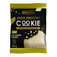 Frank&Oli - Bezglutenowe proteinowe ciasteczko Pistacja&Biała czekolada 50g