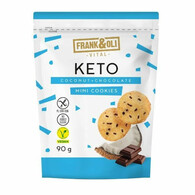 Frank&Oli - Bezglutenowe cisteczka mini keto czekolada kokos 90g
