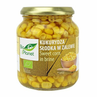 Kukurydza słodka w zalewie w słoiku BIO 340g (230 g)