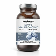 Big Nature - Tabletki Kwas hialuronowy+Kolagen 200 szt.