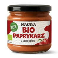 Naura - Paprykarz z kasza jaglaną wegański BIO 190g