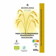 Bezglutenowa ekologiczna mąka ryżowa pełnoziarnista 500g