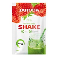 Bezglutenowy shake z matchą i truskawkami BIO 30g