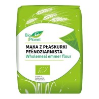 Mąka z płaskurki pełnoziarnista BIO 1kg