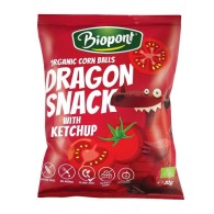 Biopoint - Bezglutenowe chrupki kukurydziane o smaku ketchupu BIO 20g