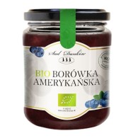 Dżem z borówki amerykańskiej bez cukru BIO 260g