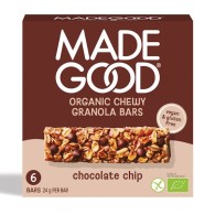 Bezglutenowe batoniki granola crunchy z czekoladą BIO (6x24g) 144g