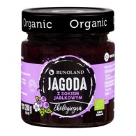 Dżem z jagody leśnej z dodatkiem soku jabłkowego BIO 200g