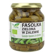 Fasolka zielona w zalewie w słoiku BIO 340g (185g)