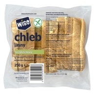 Wiso - Bezglutenowy chleb jasny krojony 250g