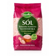 Sól Kamienna Kłodawska różowa gruboziarnista 1kg