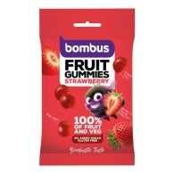 Bombus - Przekąski truskawkowe 100% owoców bezglutenowa 35g