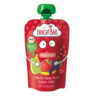 Fruchtbar - Mus truskawka-gruszka-winogrono-banan-owies BIO 100g