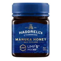 Haddrell's of Cambridge - Miód Manuka MGO 83+ UMF 5+ 250g