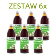 Zestaw 6x Karczoch 1L bez cukru
