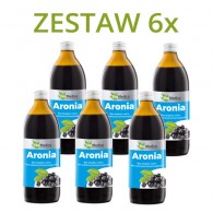 Zestaw 6x Sok z aronii 100% bez cukru 1l