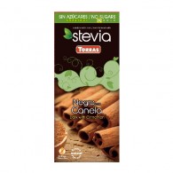 Torras - Czekolada stevia gorzka z cynamonem 125g