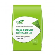 Mąka pszenna tortowa typ 480 BIO 1kg