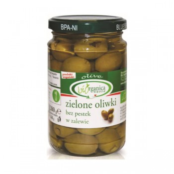 Bio Organica Italia | Oliwki zielone bez pestek w zalewie słoik BIO 280g