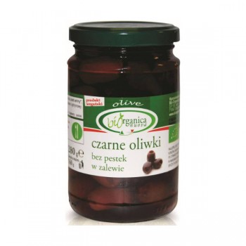 Bio Organica Italia | Oliwki czarne bez pestek w zalewie słoik BIO 280g