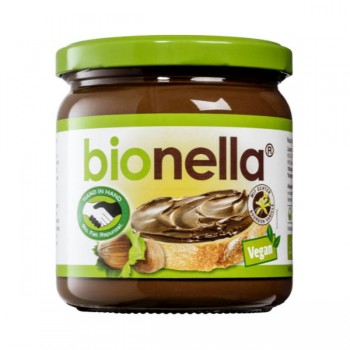 Bionella | Bionella krem orzechowo-czekoladowy vegan BIO 400g