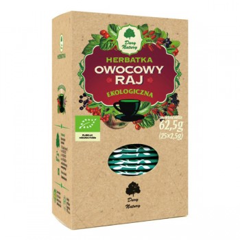Dary Natury | Herbatka owocowy raj BIO (25 x 2,5g)