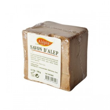 Alepia | Mydło aleppo w kostce oliwkowe 190g