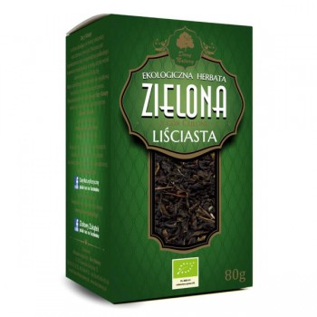 Dary Natury | Herbata zielona-liściasta BIO 80g