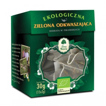 Dary Natury | Herbata zielona odkwaszająca piramidki BIO (15 x 2g)