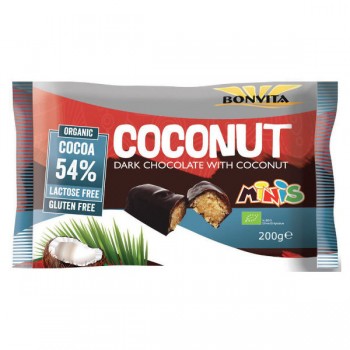 Bonvita | Batony kokosowe bezlaktozy bezglutenowe BIO (10 x 20g)