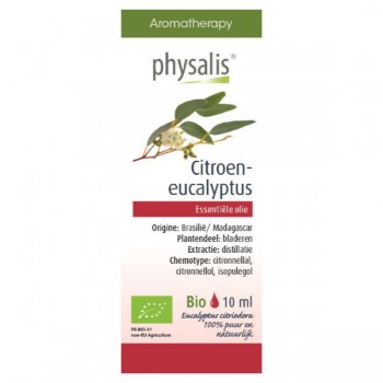 Physalis | Olejek eteryczny citroen eucalyptus (eukaliptus cytrynowy) BIO 10ml