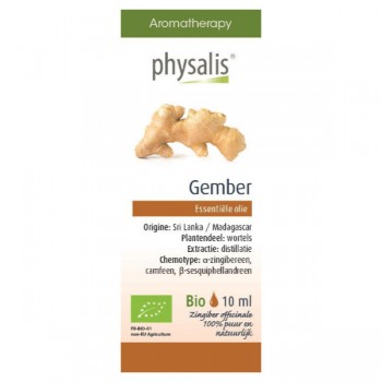 Physalis | Olejek eteryczny gember (imbir) BIO 10ml