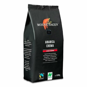 Mount Hagen | Kawa ziarnista arabica crema fair trade BIO 1kg