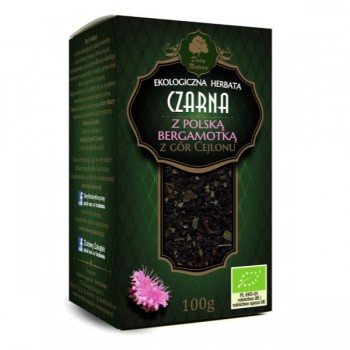 Dary Natury | Herbata czarna z polską bergamotką BIO 100g