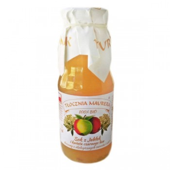 Tłocznia Maurera | Sok jabłkowy z kwiatem czarnego bzu BIO 300ml