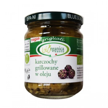 Bio Organica Italia | Karczochy grillowane w oleju słoik BIO 190g