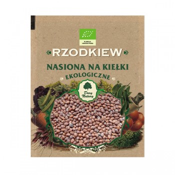 Dary Natury | Nasiona rzodkiewki BIO na kiełki 30g