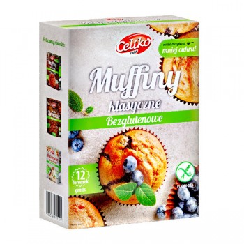 Celiko | Muffiny klasyczne bezglutenowe 289g