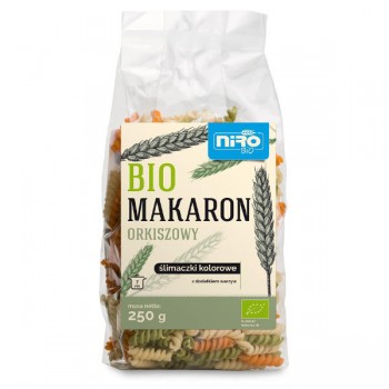 Niro | Makaron (orkiszowy trójkolorowy) ślimaczki BIO 250g