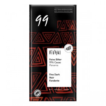 Vivani | Czekolada gorzka 99% kakao BIO 80g