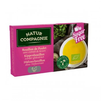 Natur Compagnie | Bulion - kostki drobiowe bez dodatku cukrów i drożdży BIO 80g