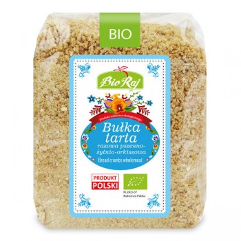 Bio Raj | Bułka tarta razowa BIO 250g