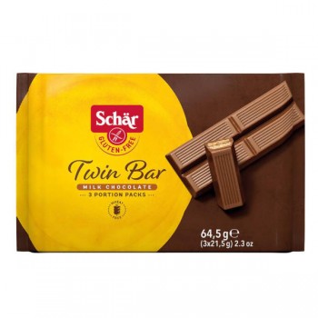 Schär | Twin Bar - wafelki w czekoladzie 3 x21,5g