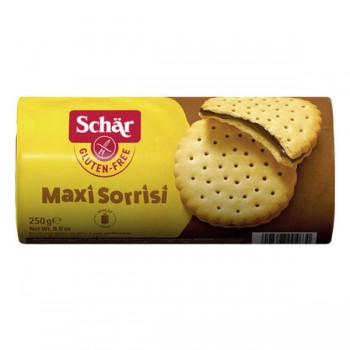 Schär | Maxi Sorrisi - bezglutenowe markizy z kremem kakaowym 250g