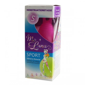 Me Luna | Kubeczek menstruacyjny różowy sport rozmiar S