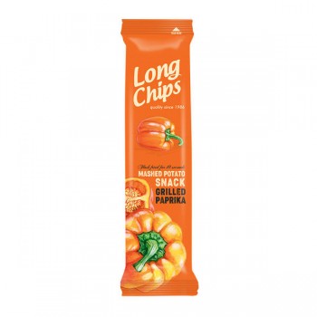 Long Chips | Chipsy ziemniaczane o smaku grillowanej papryki 75g