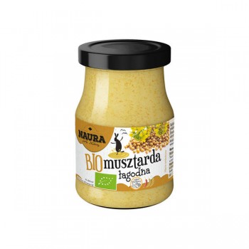 Naura | Musztarda łagodna BIO 190g