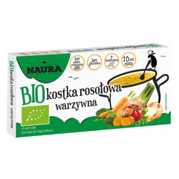 Naura | Kostka rosołowa warzywna BIO 100g